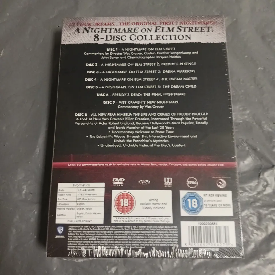 SEALED A NIGHTMARE ON ELM STREET 7-DISC COLLECTION