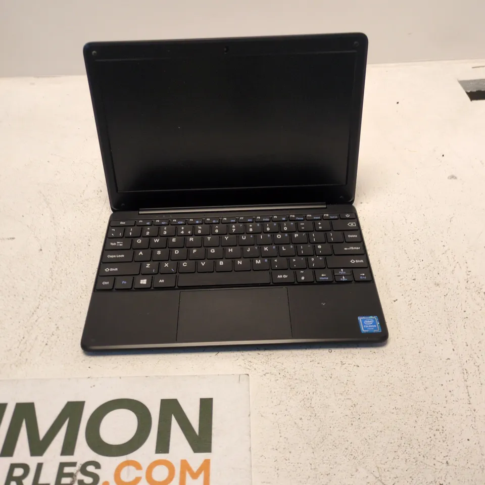 GEOBOOK LAPTOP – BLACK, INTEL CELERON N3450 (FAULTY TOUCHPAD BUTTON)