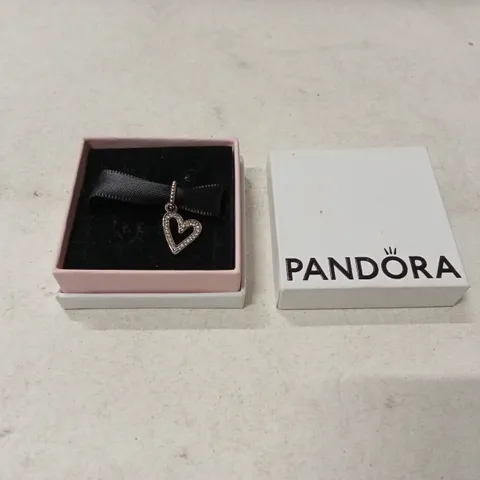 BOXED PANDORA HEART CHARM