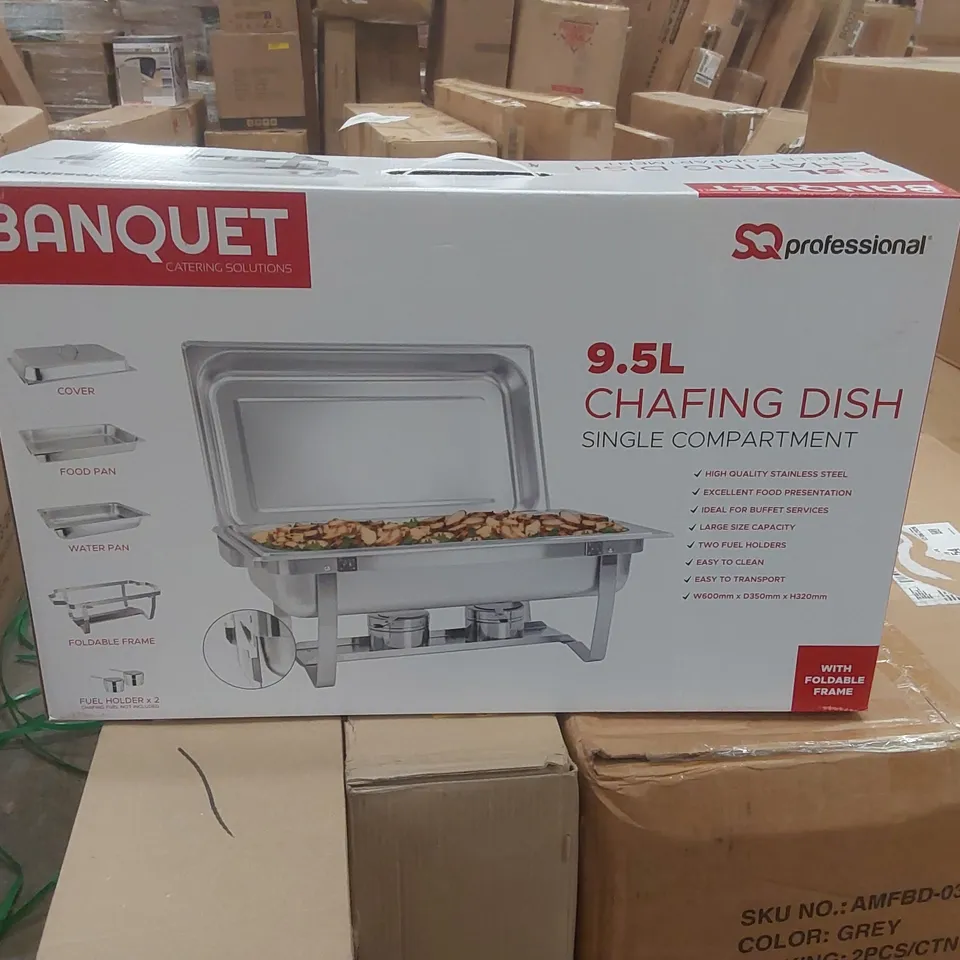 BOXED SQ PROFESSIONAL 9.5L CHAFING DISH