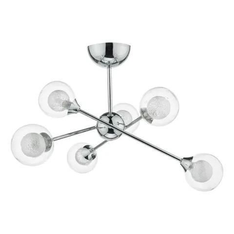 A boxed lyndhur glass semi flush light mount