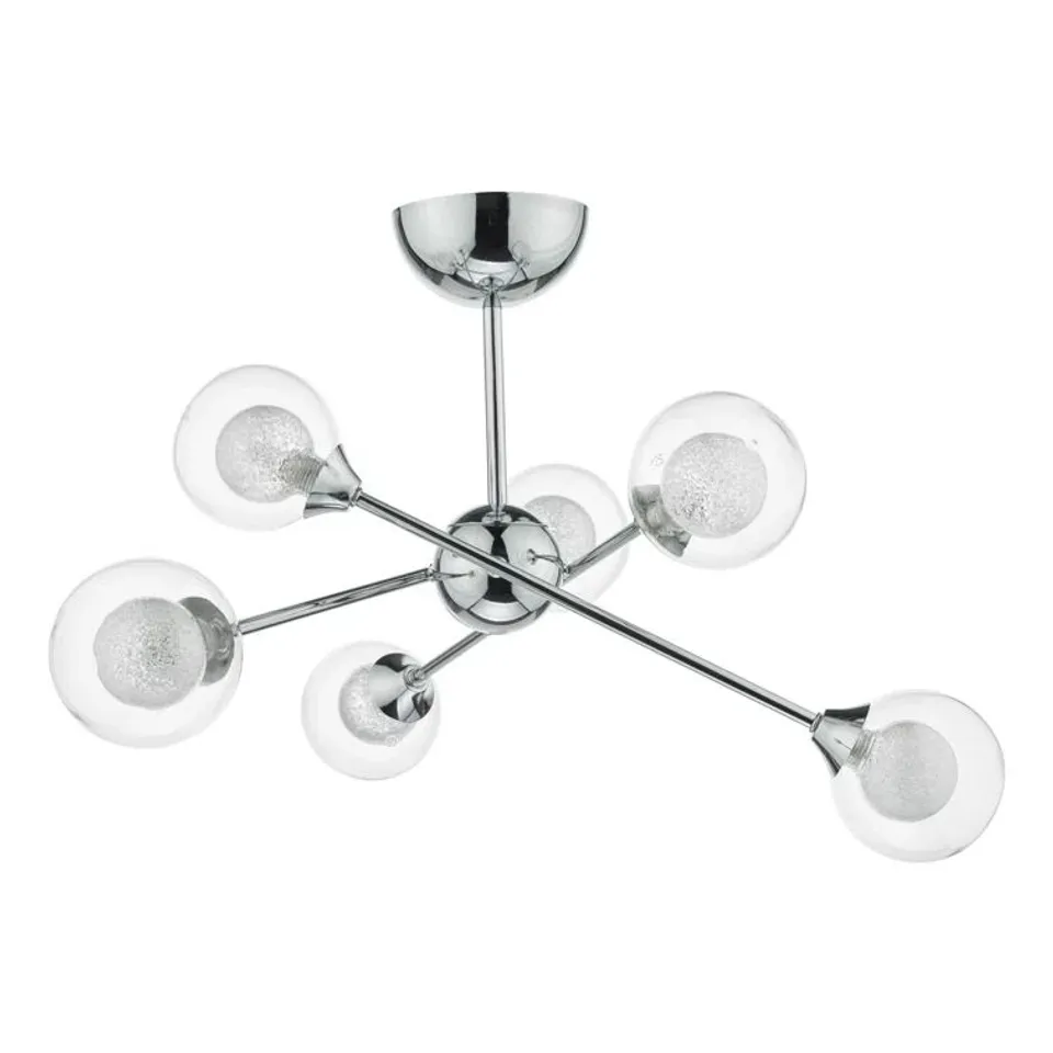 A boxed lyndhur glass semi flush light mount