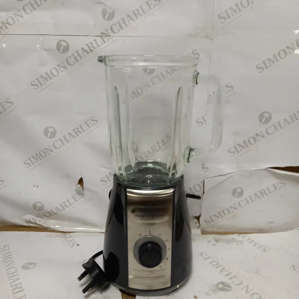 MORPHY RICHARDS TOTAL CONTROL GLASS TABLE BLENDER