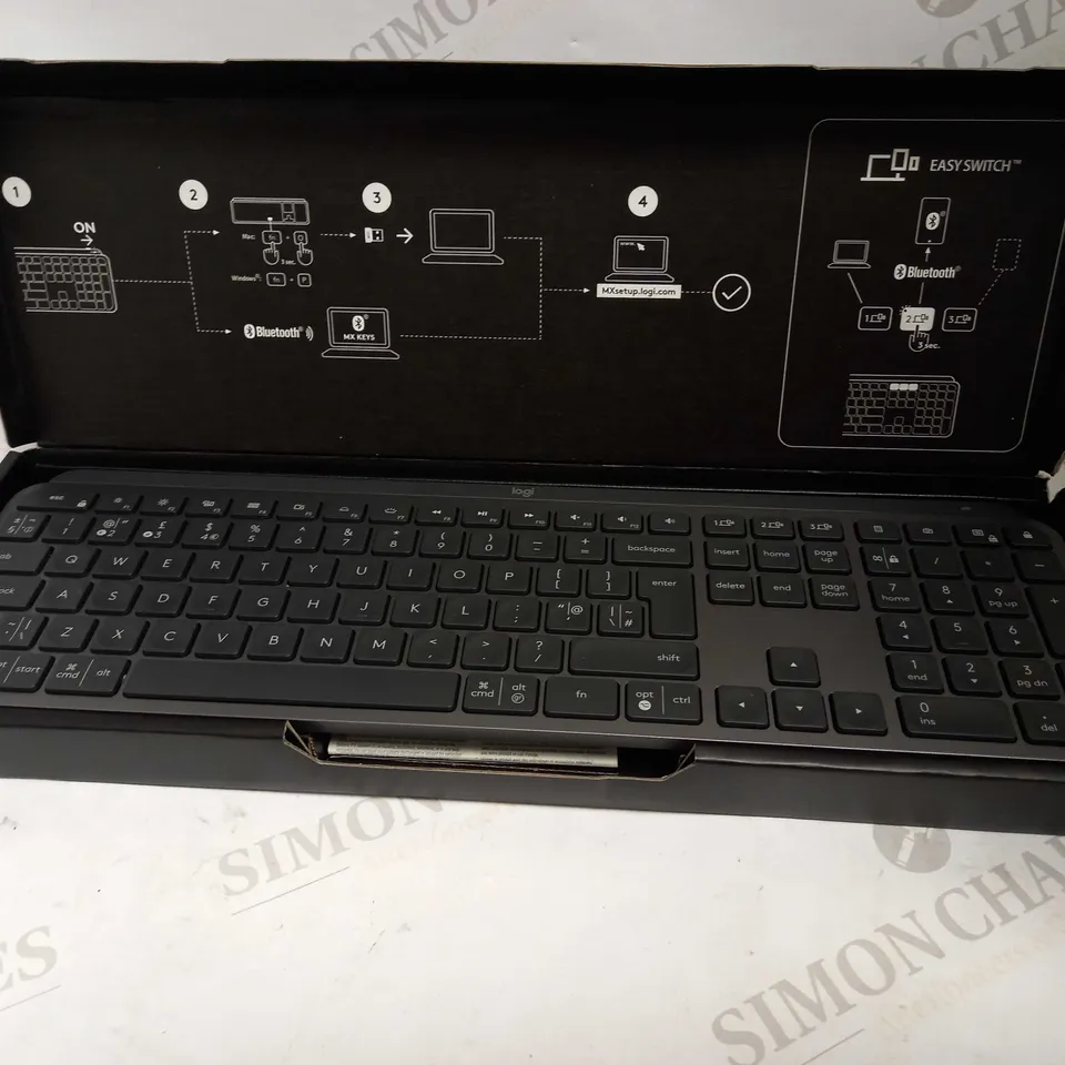 LOGITECH MX KEYS ADVANCED WIRELESS ILLUMINATED KEYBOARD