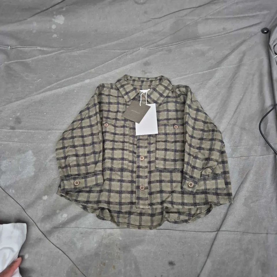 ZARA Kids Plaid Shirt – 7 Years 