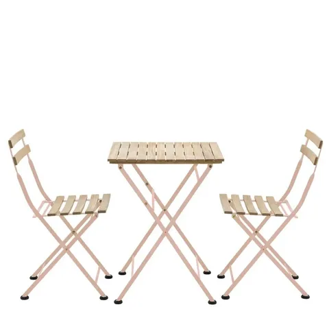 BOXED RONDA PINK BISTRO GARDEN SET