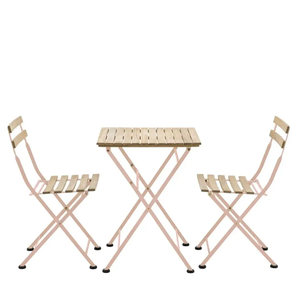 BOXED RONDA PINK BISTRO GARDEN SET