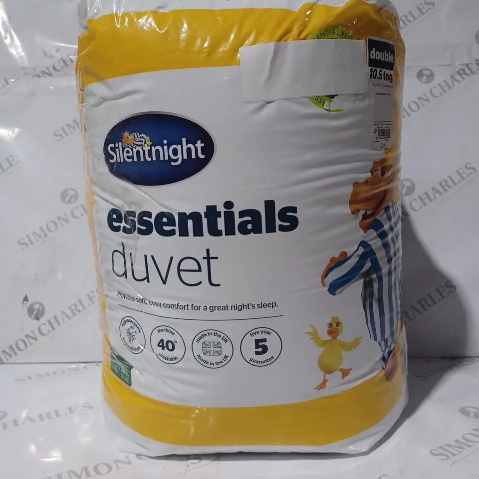 SILENT NIGHT ESSENTIALS 10.5 TOG DUVET - DOUBLE SIZE