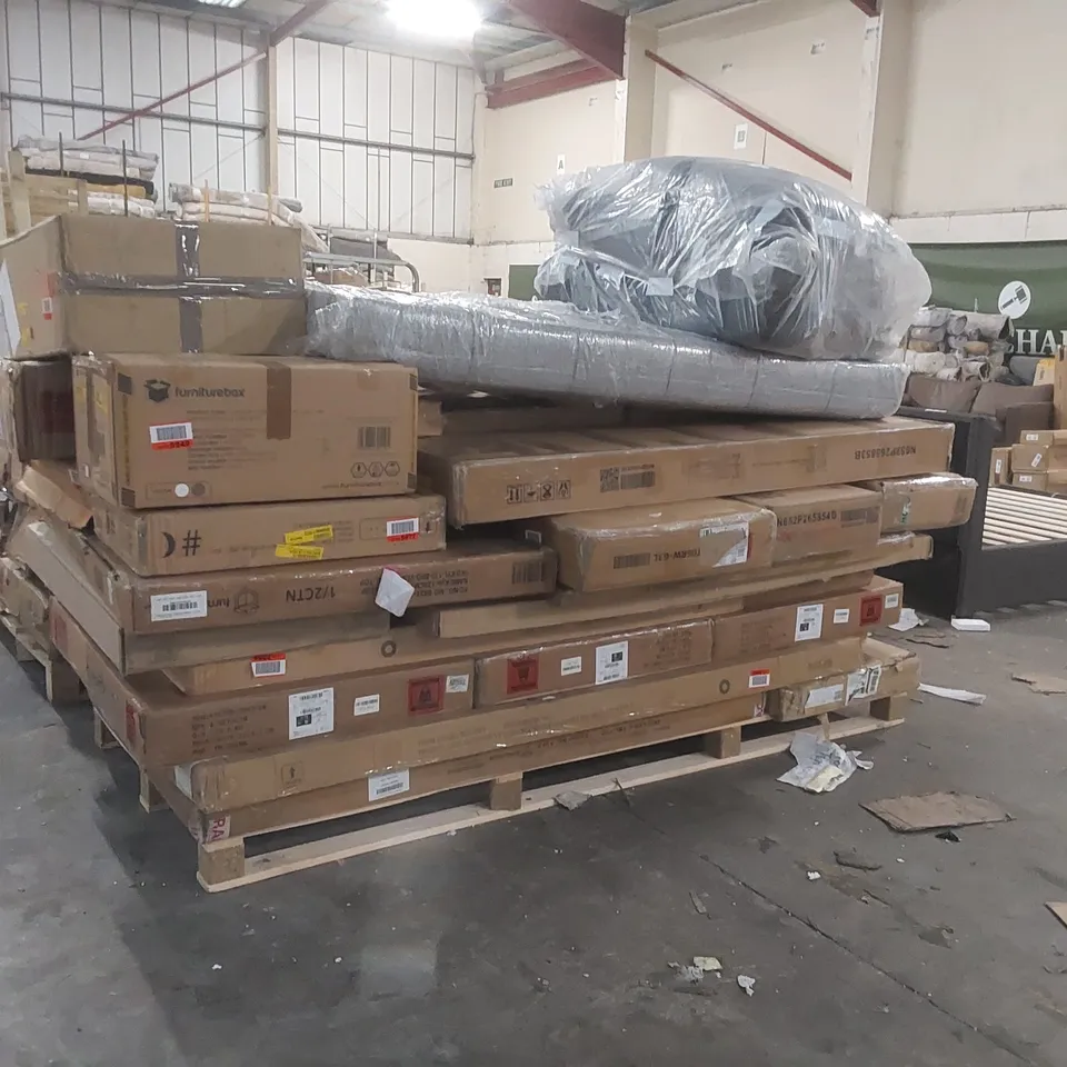 PALLET CONTAINING A VERY LARGE QUANTITY OF ASSORTED FURNITURE PARTS ECT