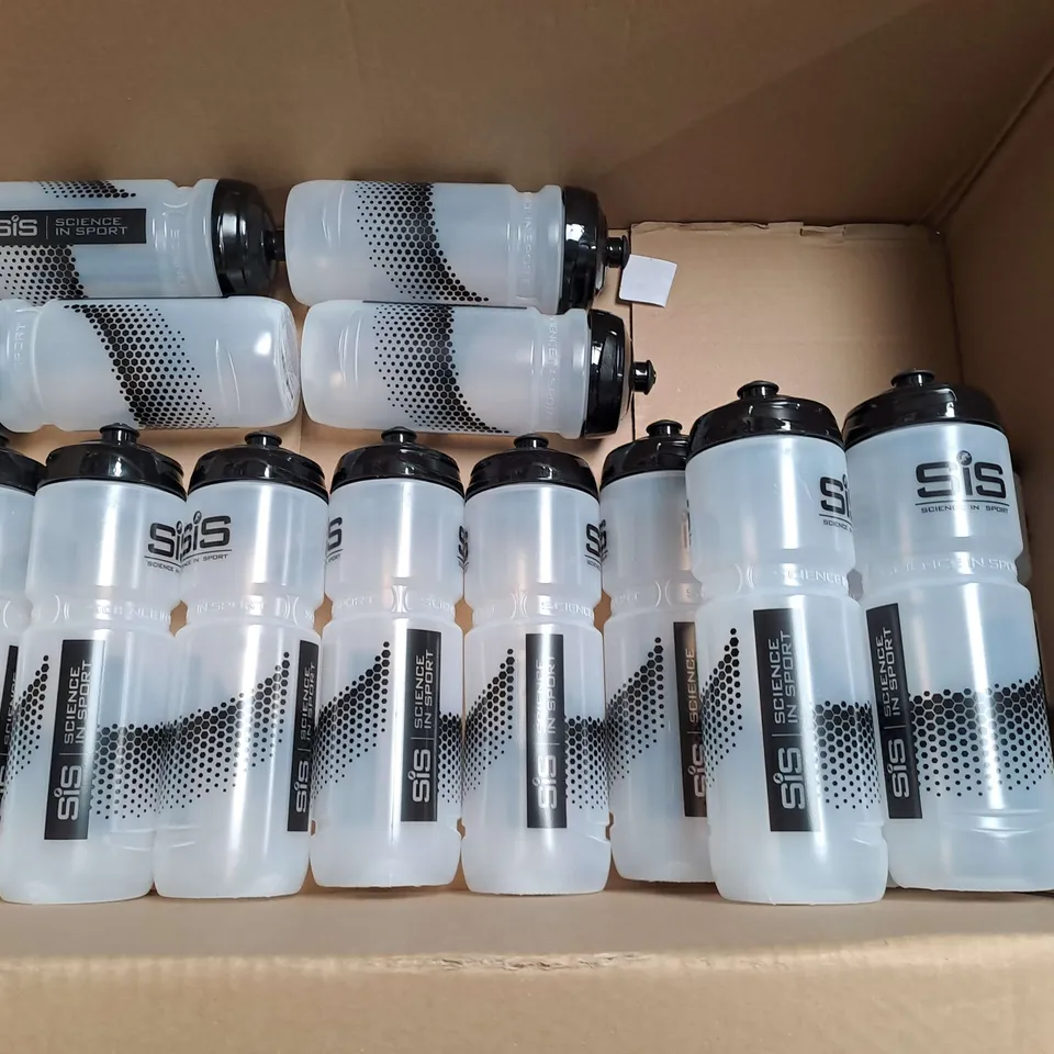 LOT OF 14 SCIENCE IN SPORT DRINKS BOTTLES - 2 SIZES