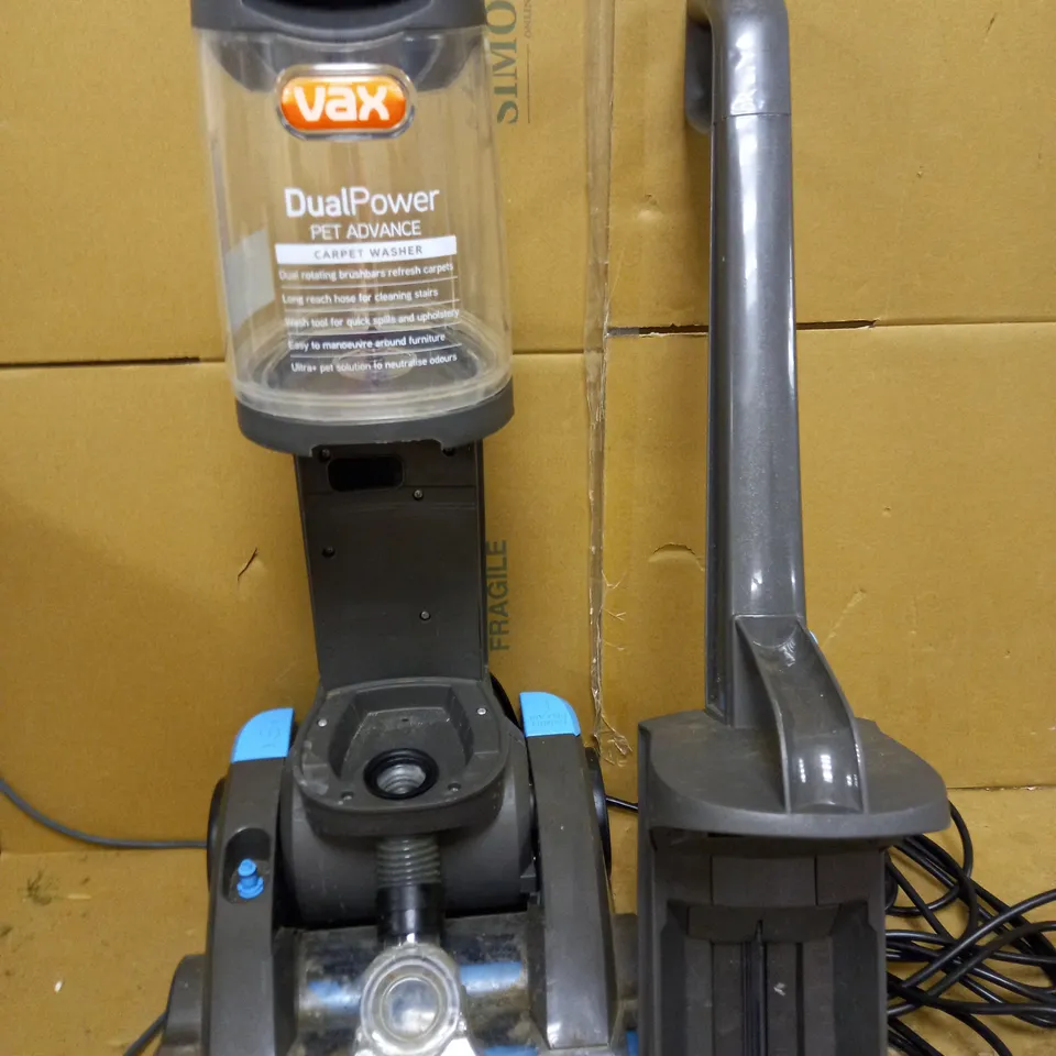 VAX DUAL POWER PET ADVANCE CARPET CLEANER