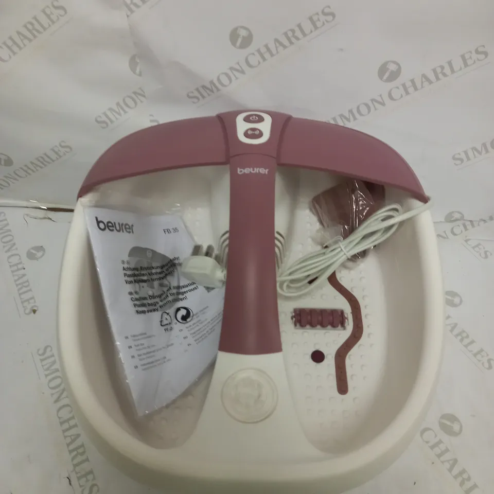 BEURER FB35 FOOT SPA WITH AROMATHERAPY
