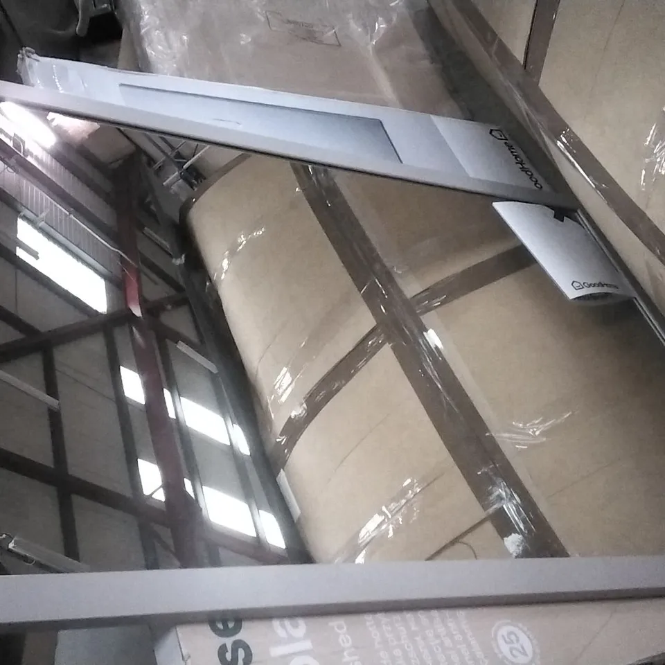 DESIGNER RECTANGULAR GREY FRAME MIRROR