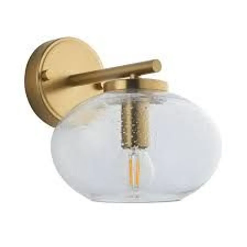 BOXED JACOB WALL LIGHT WARM BRASS