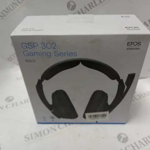 BOXED AND SEALED SENNHEISER GSP 302 GAMING SERIES HEADSET IN BLACK
