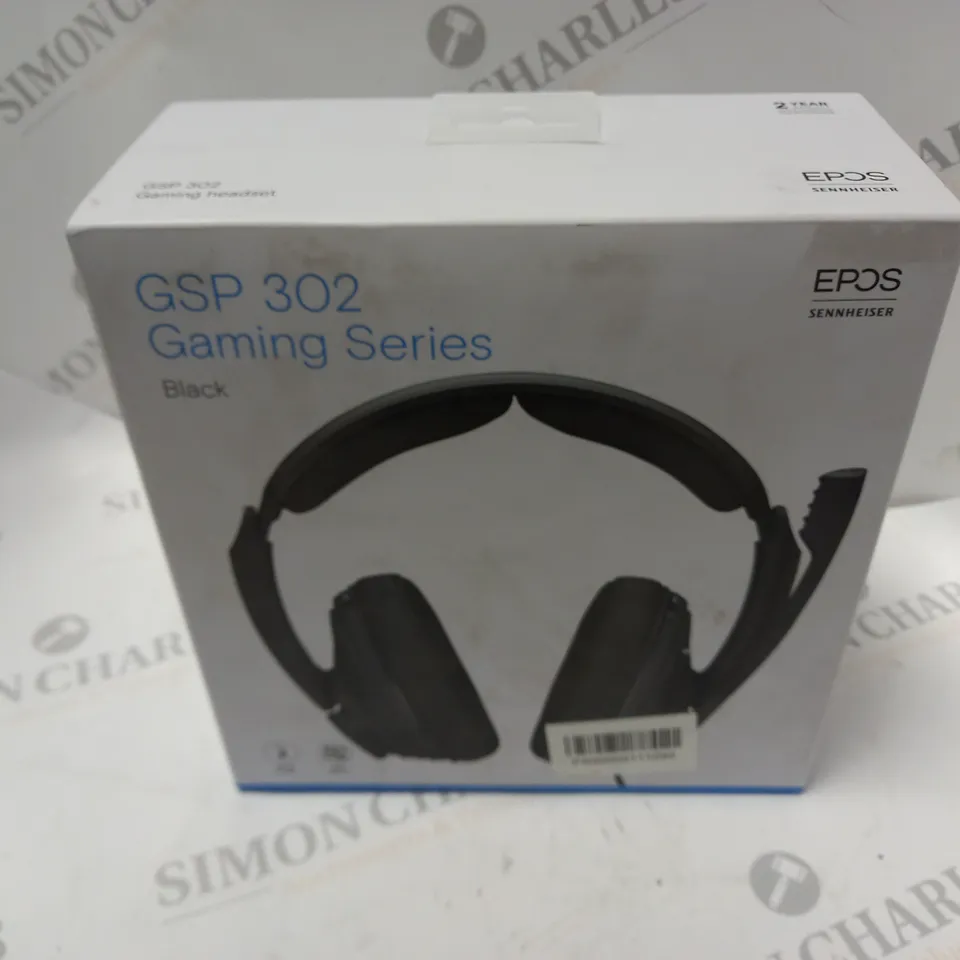 BOXED AND SEALED SENNHEISER GSP 302 GAMING SERIES HEADSET IN BLACK