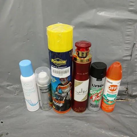 APPROXIMATELY 15 ASSORTED AEROSOL ITEMS TO INCLUDE COOLING MIST, DEODORANT, AIR FRESHENERS - COLLECTION ONLY