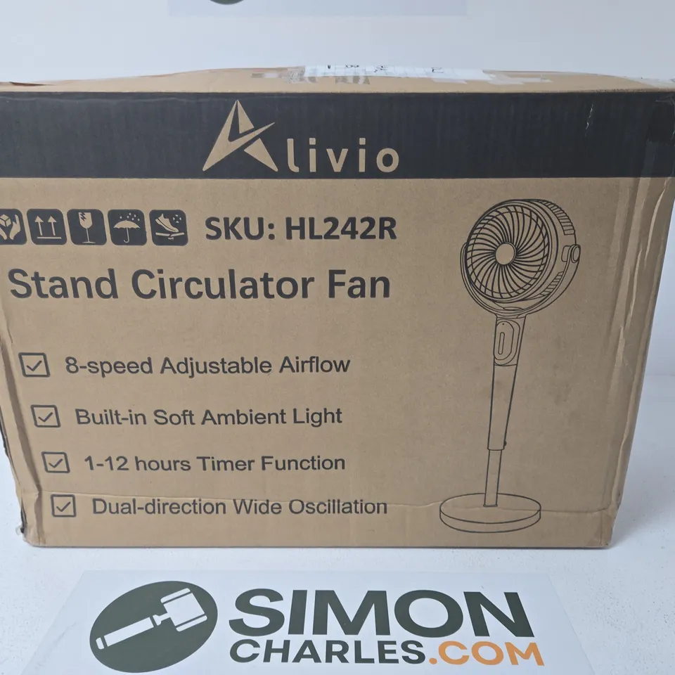 ALIVIO STAND CIRCULATOR FAN HL242R – BOXED