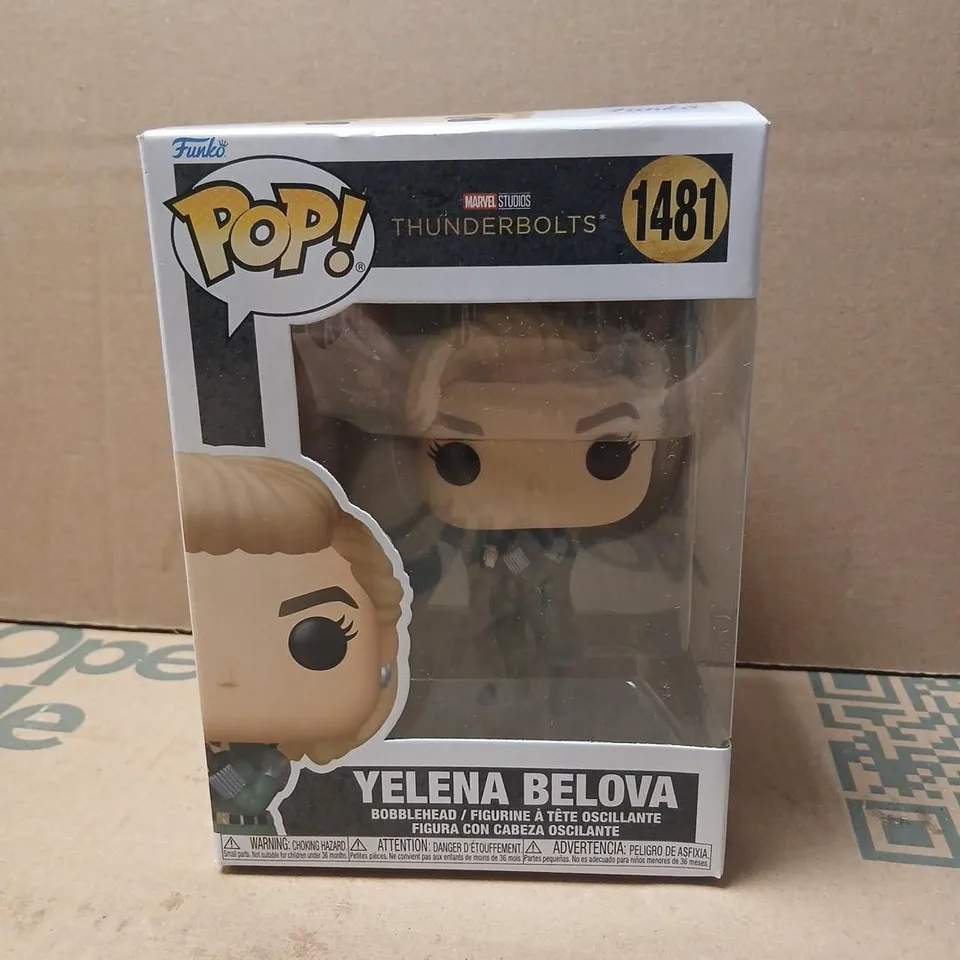 FUNKO POP! MARVEL THUNDERBOLTS YELENA BELOVA BOBBLEHEAD FIGURE – BOXED