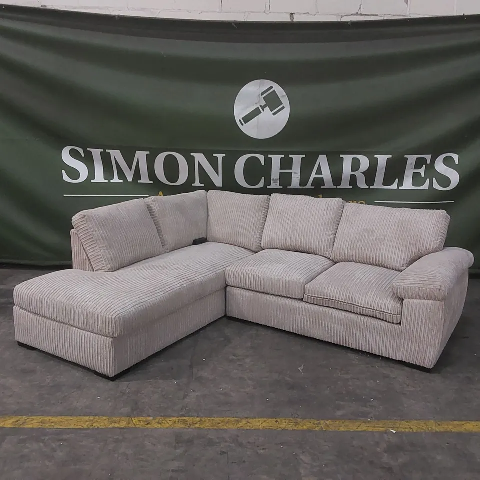 QUALITY DESIGNER AMALFI STANDARD LEFT HAND CORNER CHAISE SOFA