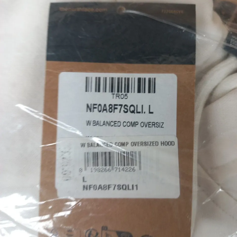 THE NORTH FACE WHITE OVERSIZED HOODIE – UK SIZE L