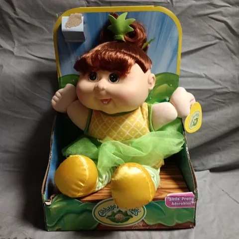 CABBAGE PATCH KIDS PLUSH BABY DOLL IN ORIGINAL BOX YELLOW PACKAGING