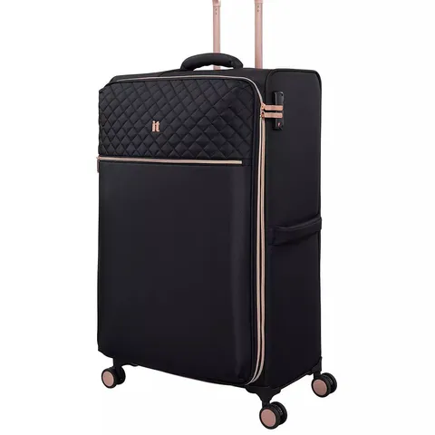 IT LUGGAGE DIVINITY BLACK LARGE SUITCASE WITH TSA LOCK