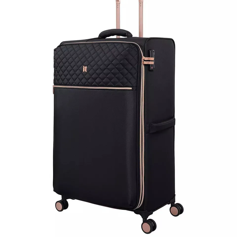 IT LUGGAGE DIVINITY BLACK LARGE SUITCASE WITH TSA LOCK