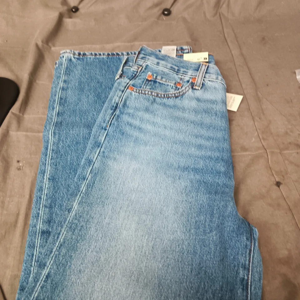 LEVI'S RIBCAGE WIDE-LEG JEANS – WOMEN'S BLUE DENIM, SIZE 29 (LEVI'S PREMIUM)