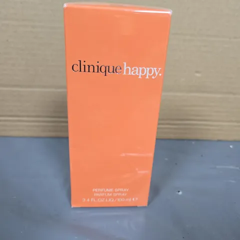 BOXED AND SEALED CLINIQUE HAPPY PERFUME SPRAY 100ML