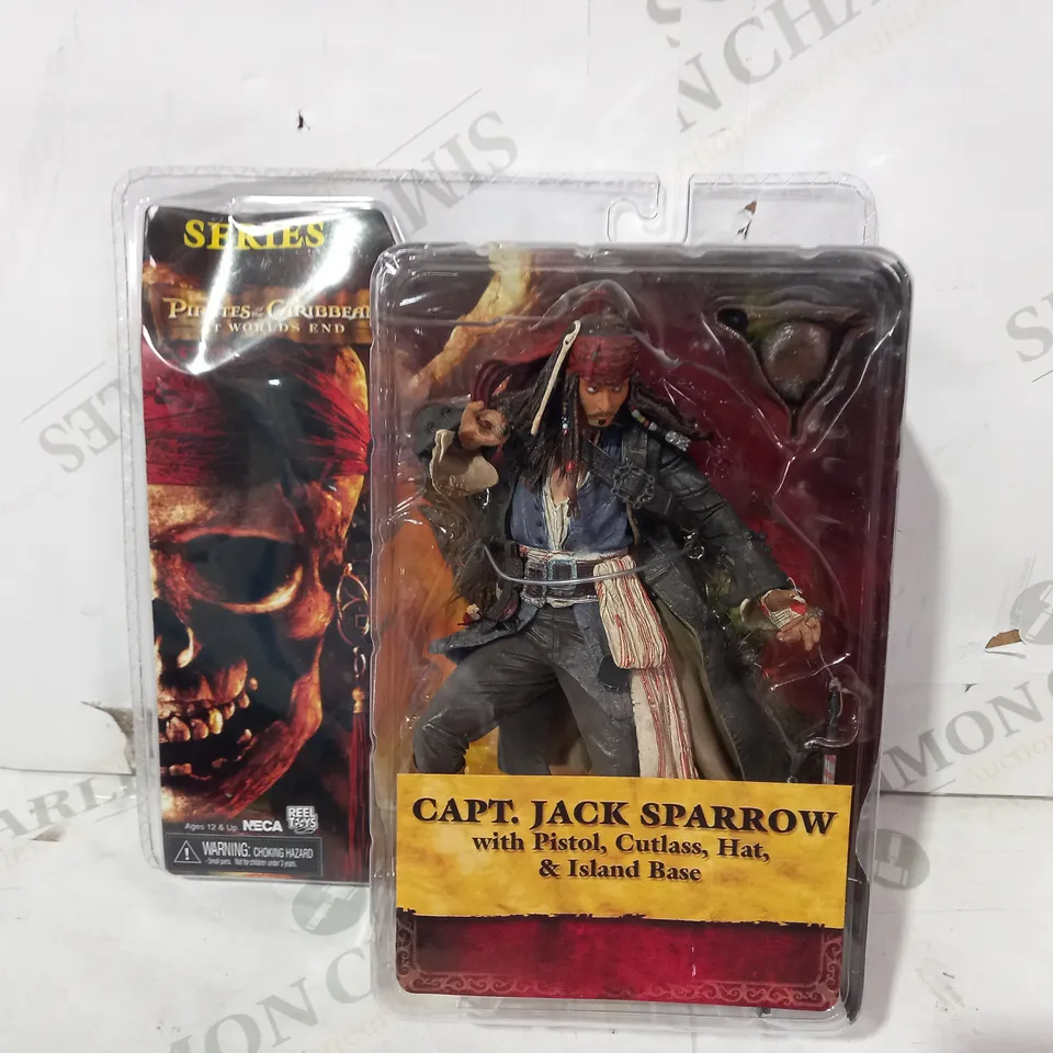 NECA REEL TOYS SERIES 1 CAPT. JACK SPARROW FIGUE