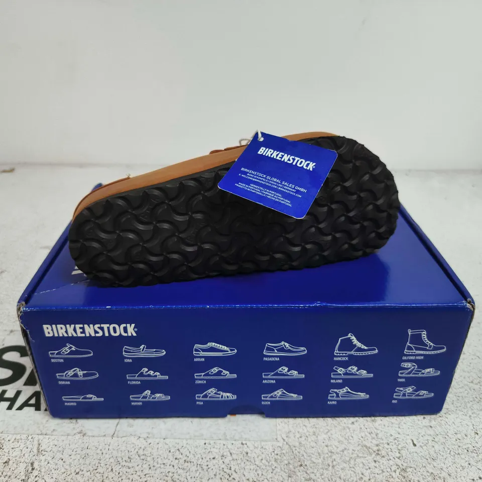 BIRKENSTOCK BROWN SIZE 36 BOXED