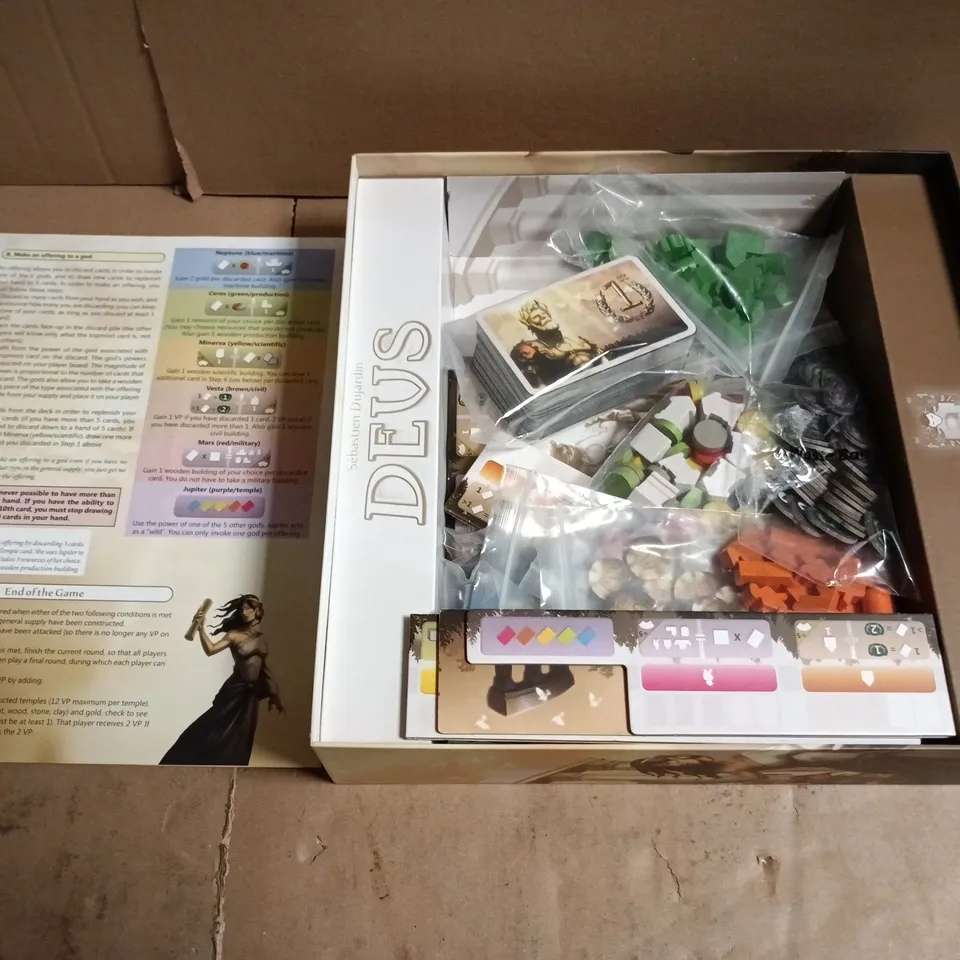 Deus Board Game by Sébastien Dujardin (Pearl Games)