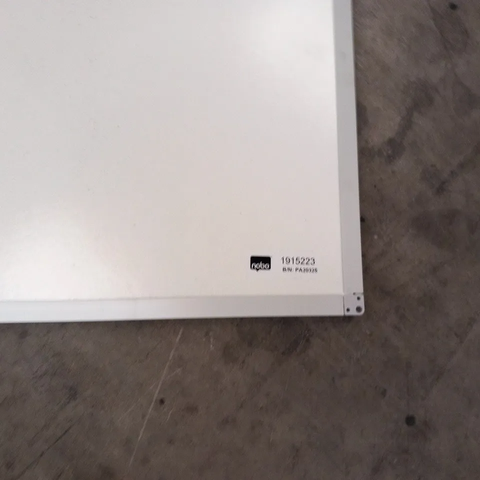 5 BRAND NEW BOXED NOBO WHITEBOARD ESSENCE MELAMINE WHITEBOARD 2400 X 1200MM