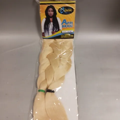 APPROXIMATELY 20 SEALED OLIVIA AFRI BRAID HAIR PIECES - BLOND