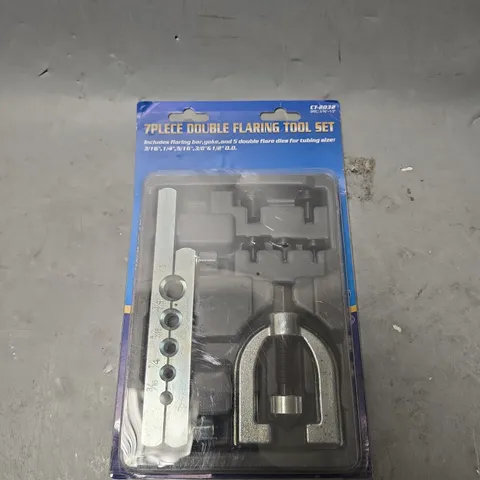 7 PIECE DOUBLE FLARING TOOL SET 