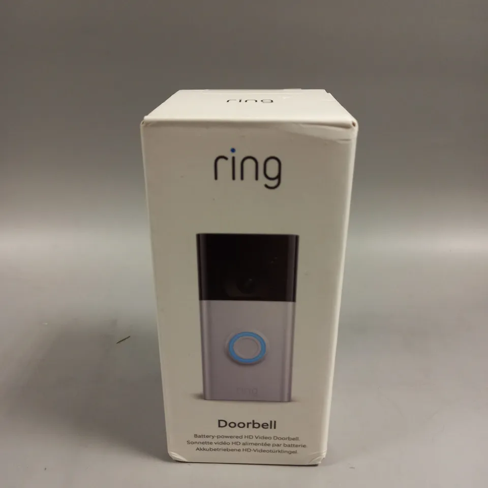 BOXED SEALED RING BATTERY POWERED HD VIDEO DOORBELL 