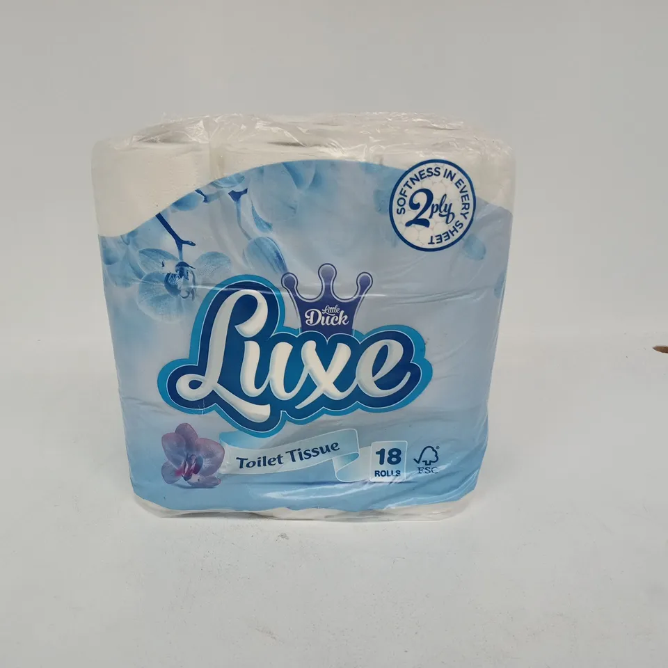 LITTLE DUCK LUXE TOILET ROLLS 18 ROLLS PACK