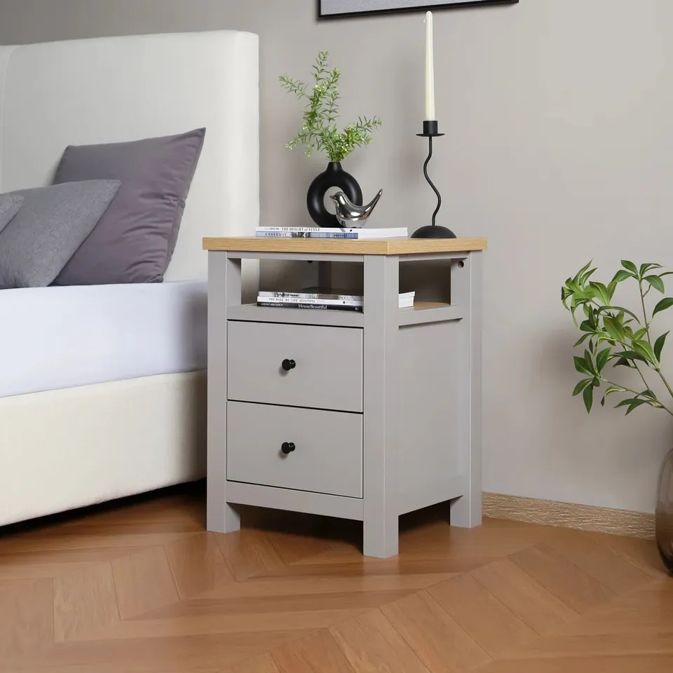 BOXED NIGHTSTAND 