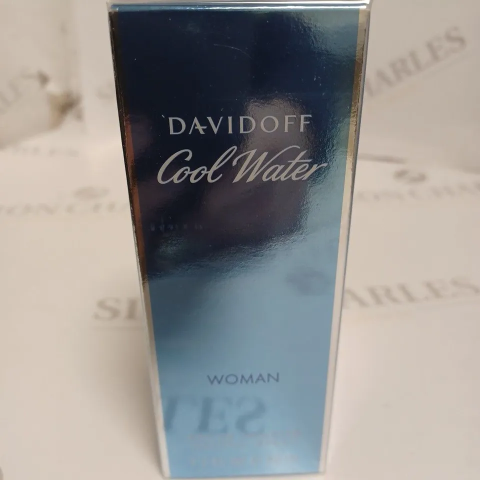 BOXED AND SEALED DAVIDOFF COOL WATER WOMAN EAU DE TOILETTE 50ML