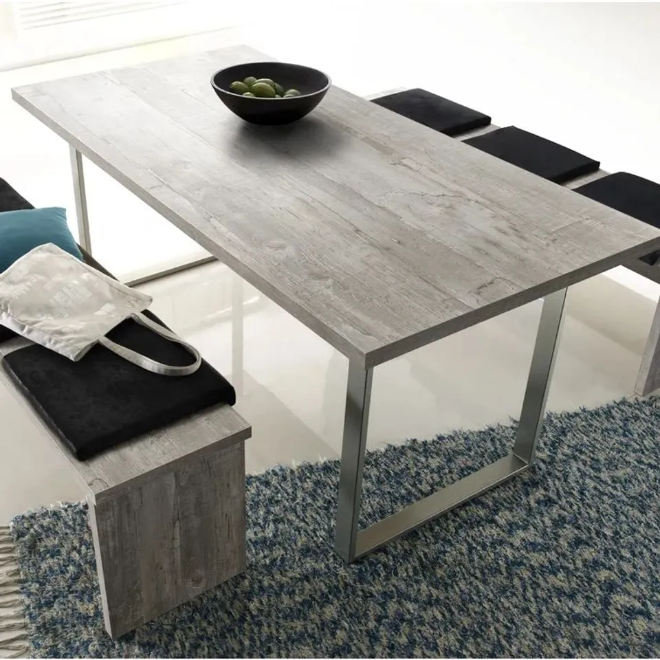 BOXED BURDOCK DINING TABLE , H76 X L180 X D90CM 