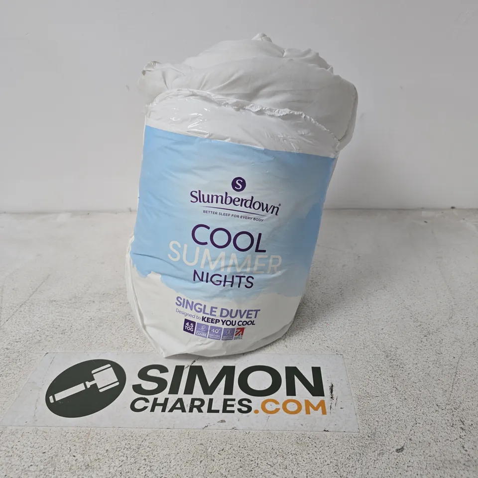 SLUMBERDOWN COOL SUMMER NIGHTS SINGLE DUVET 