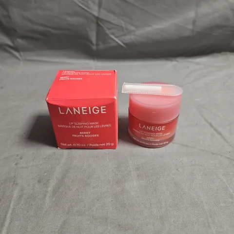 BOXED LANEIGE LIP SLEEPING MASK IN BERRY – 20 G