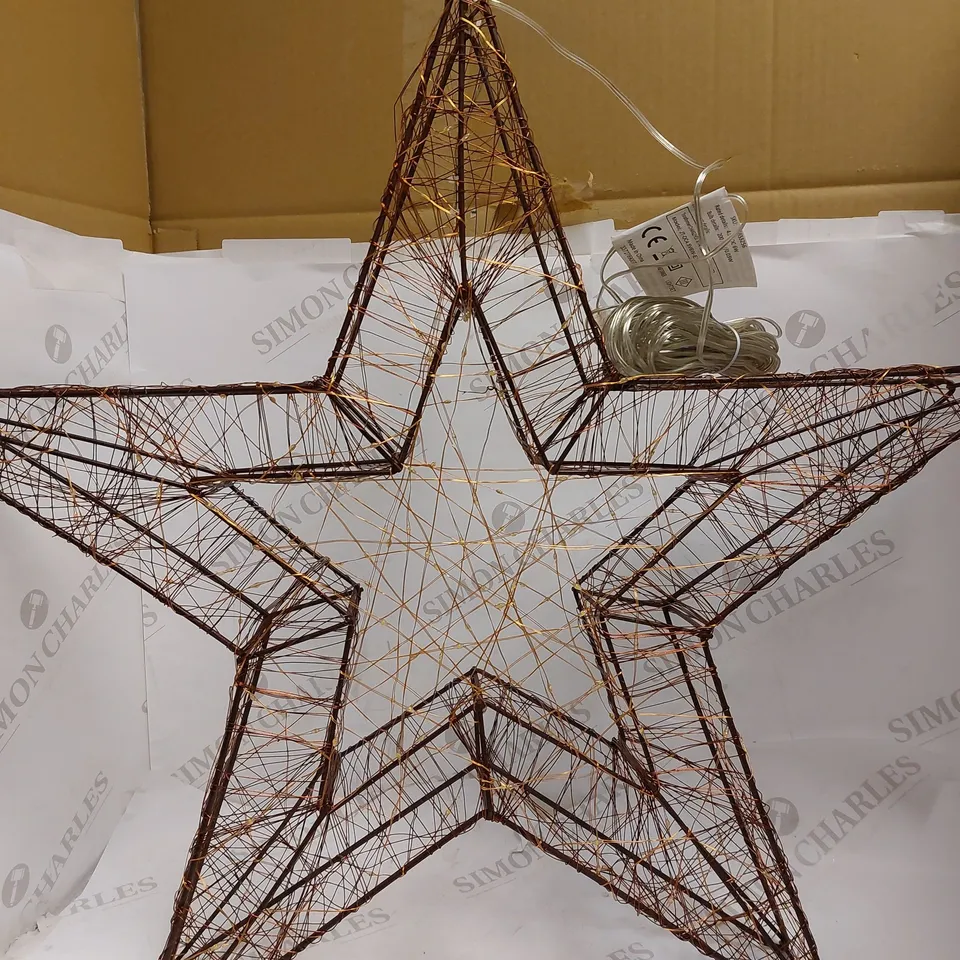 JOHN LEWIS LED COPPER WIRE STAR LIGHT 