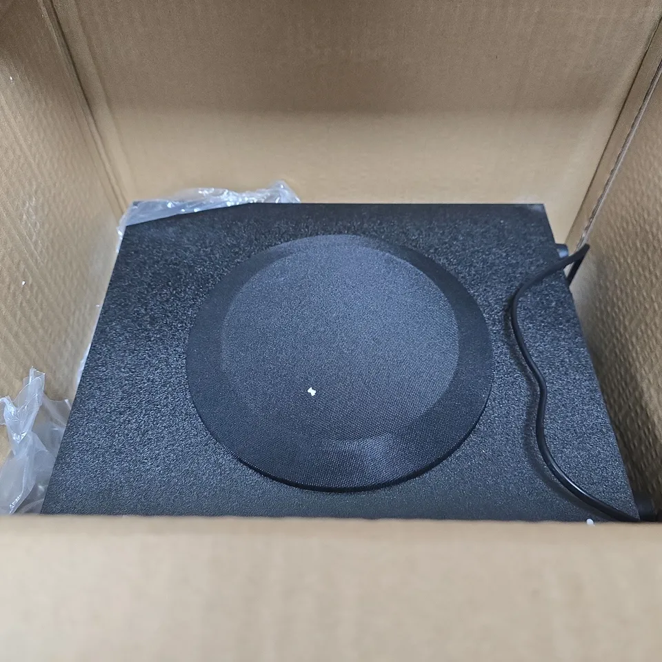 BOXED ANUA FIVE COMPACT BLACK SPEAKERS – BOXED HOME AUDIO ACCESSORIES