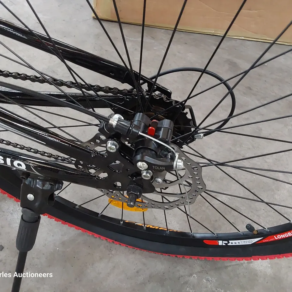 JASIQ FULL GAS SUSPENSION FOLDING BICYCLE WITH DISK BRAKES & 21 SPEED