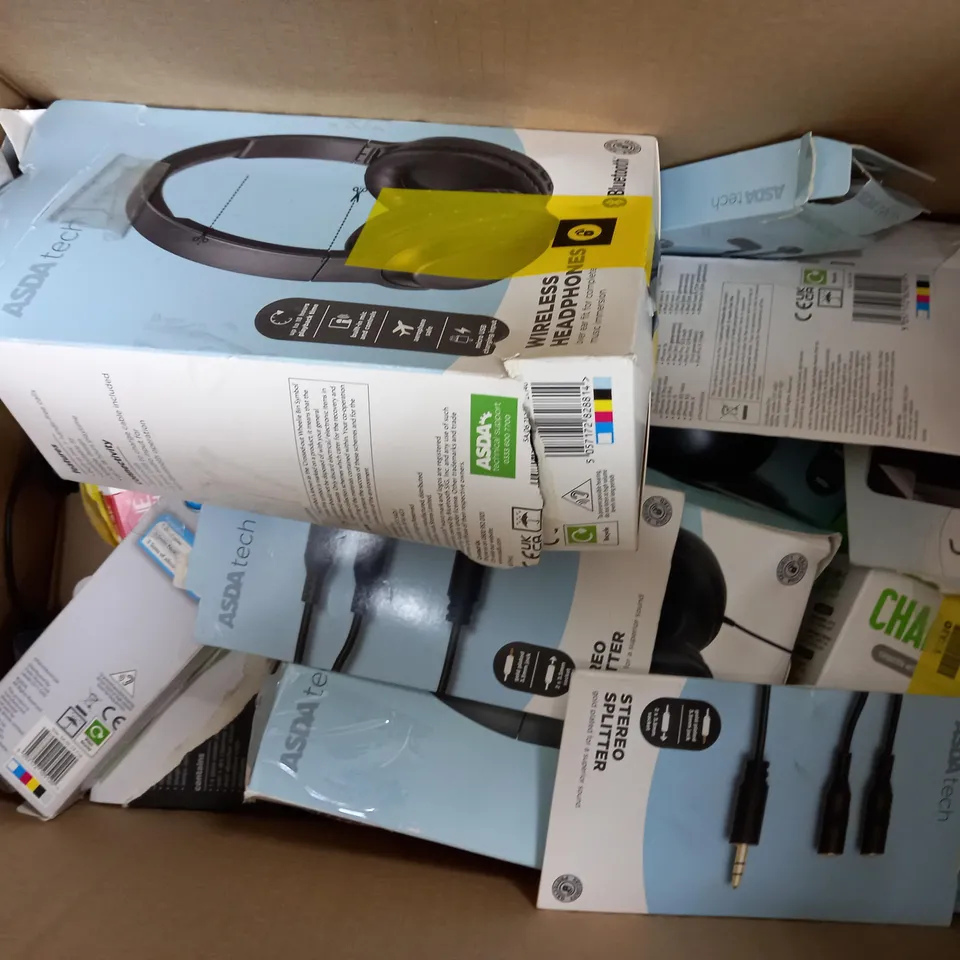 APPROXIMATELY 20 ASSORTED ITEMS TO INCLUDE SOCKET OUTLET, ALARM CLOCK, IPHONE CASE ETC.