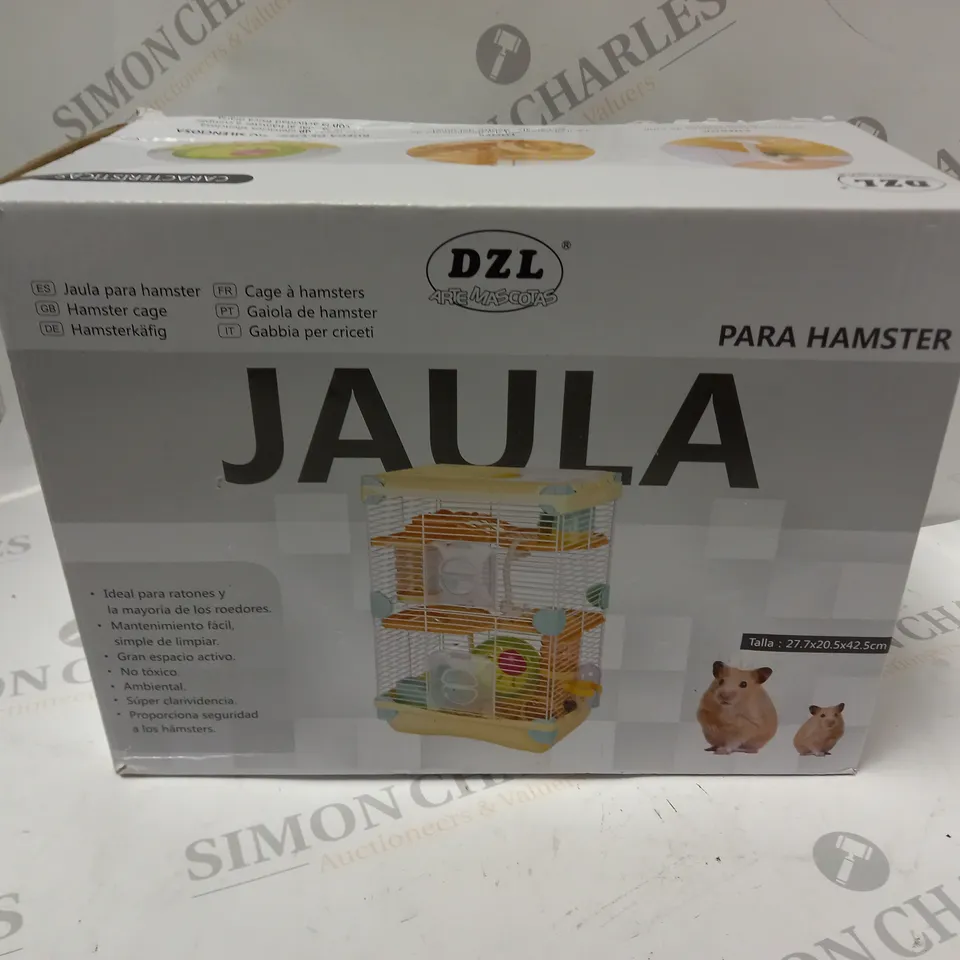 BOXED DZL HAMSTER CAGE