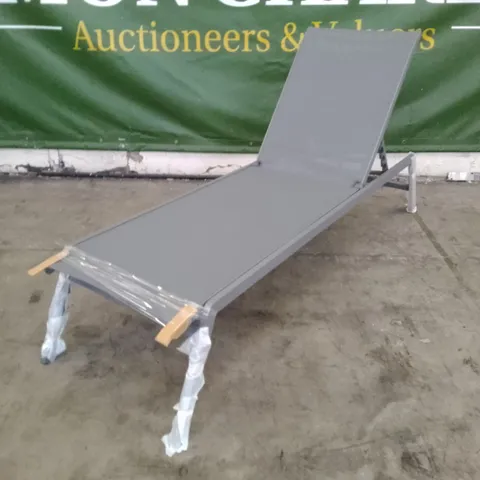 GOODHOME MOOREA ALUMINIUM SUNLOUNGER