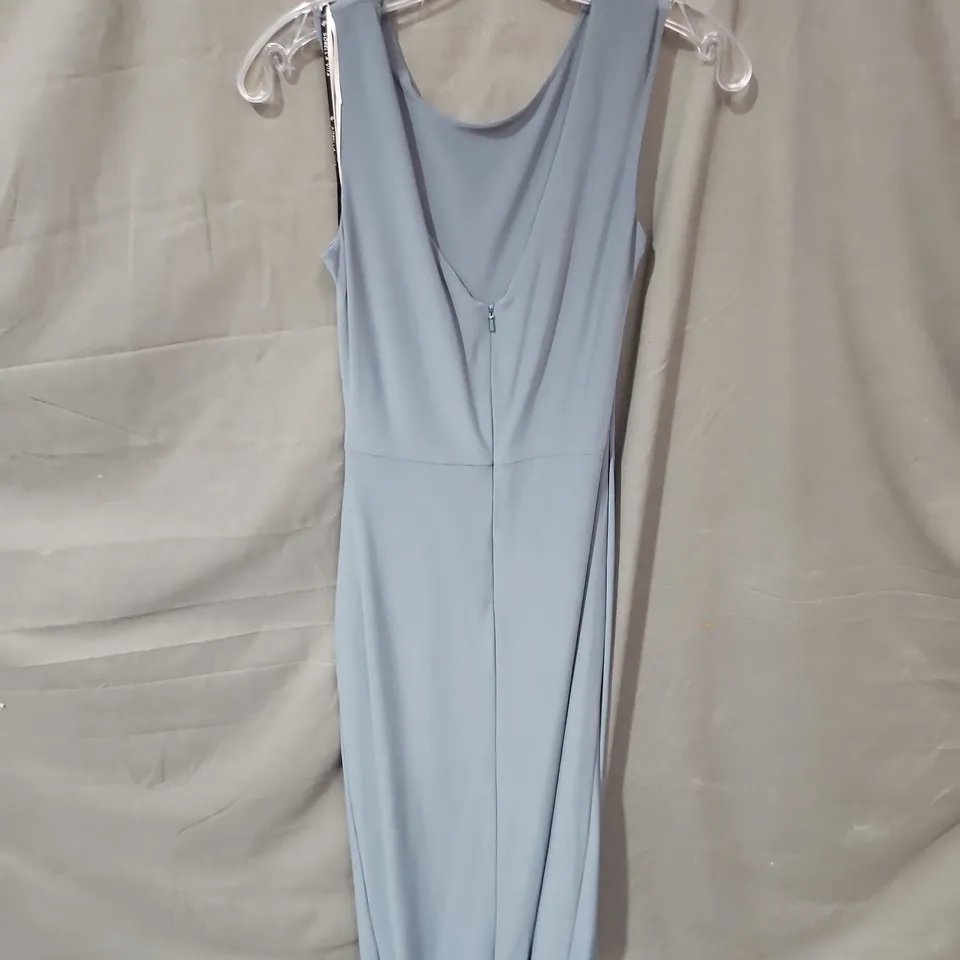 Sorella Vita Light Blue Bridesmaid/Formal Gown – Floor-Length, Back Zip (US 10 / UK 12 / AUS 12)
